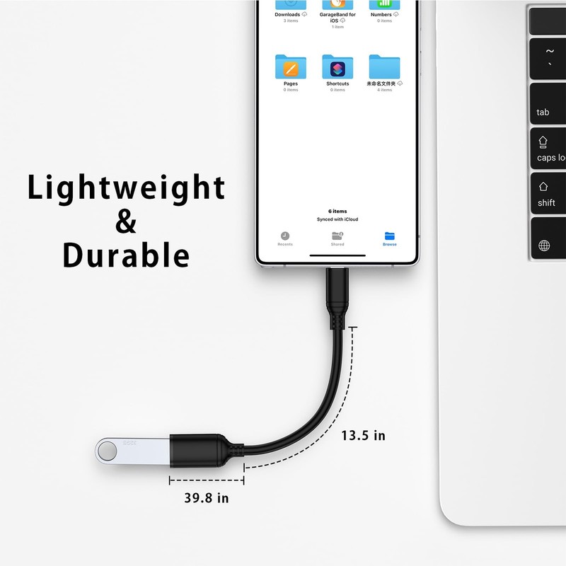 USB C to A Adapter Cable for Samsung Galaxy S26 Ultra S26+ 25 2-Pack gallery