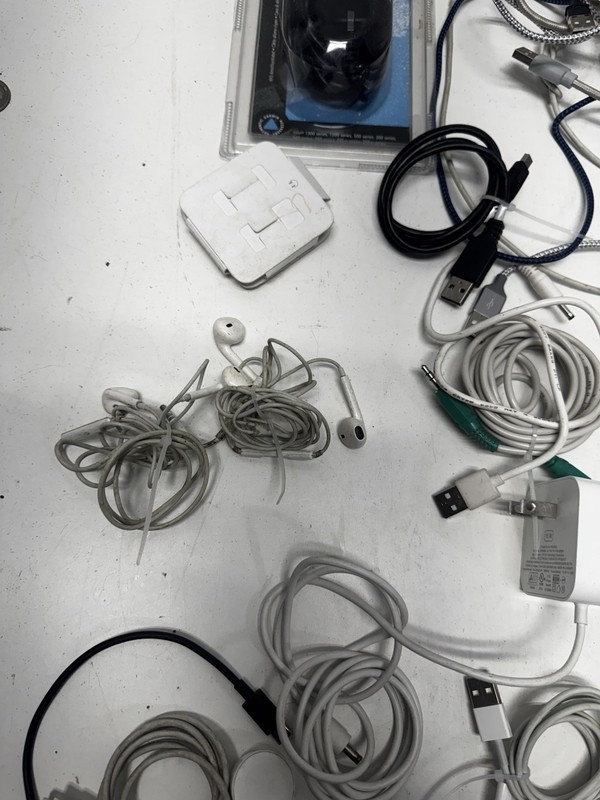 Large 30+ Lot of Apple Samsung Chargers, Adapters, Headphones and More gallery