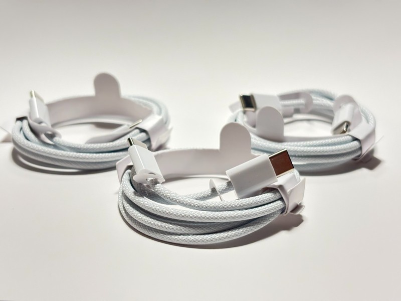 USB-C to USB-C Fast Charge Cable 3.3ft 1M Braided iPhone 15 16 17 Samsung 3 Pack