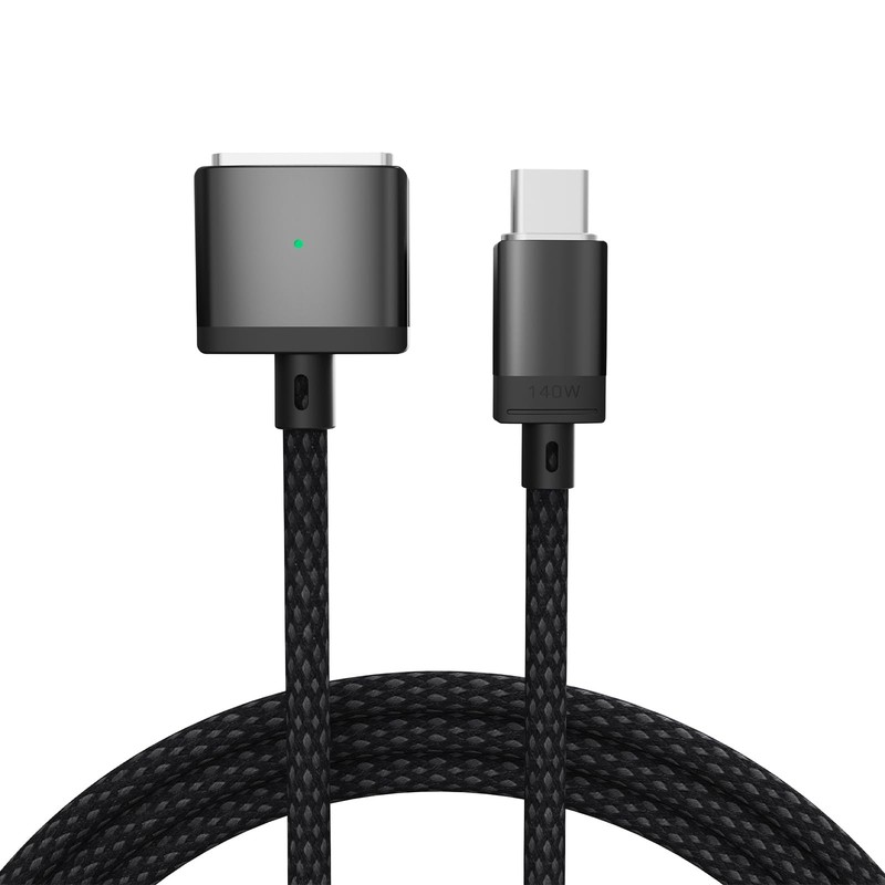 USB-C to Magnetic 3 Cable Compatible with Magsafe Charging – 140W Fast Chargi…