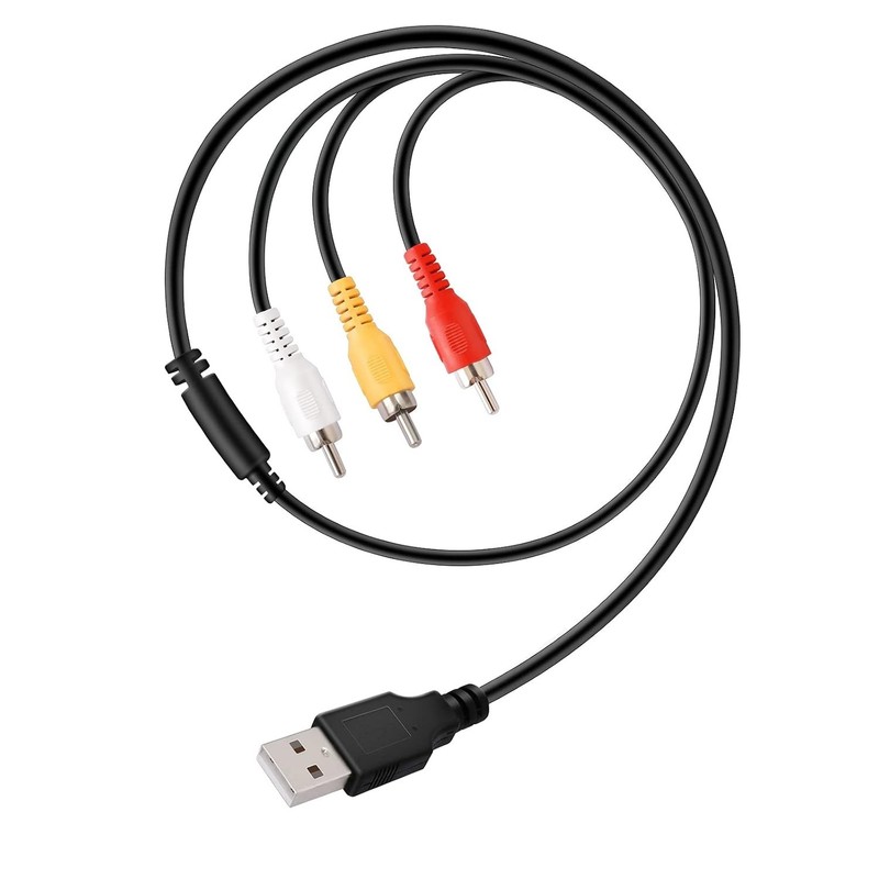 USB to 3RCA Cable, 1.5m/5ft USB Male to 3 RCA Male Jack Free Shipping gallery