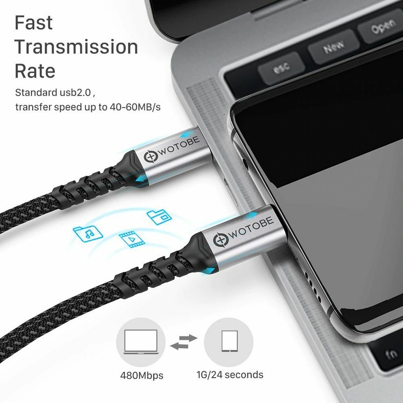 USB C to USB C Cable 3m 100W Long 10ft USB Type-C 5A E Mark Fast Charging 300cm gallery