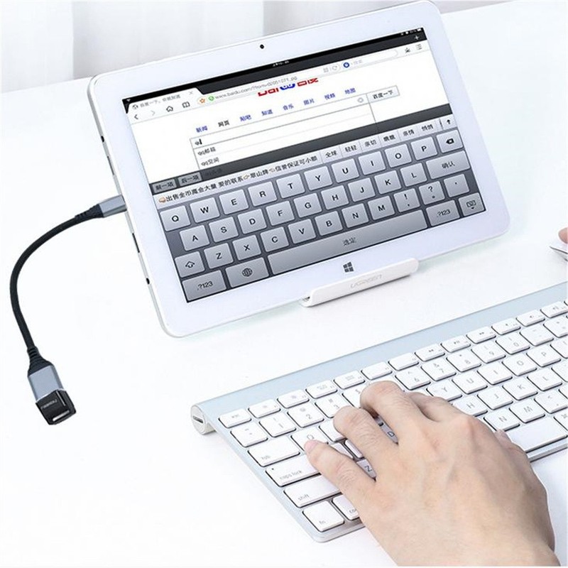 18.5 CM Cable Type C to USB Adapter USB-C Male OTG A Female Data Connector Line gallery