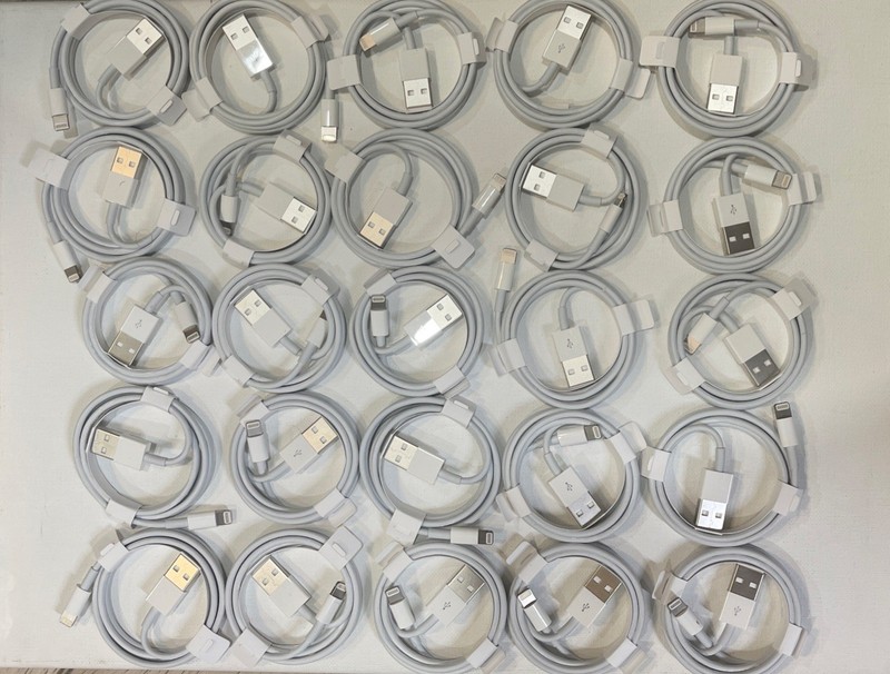 25 pcs OEM USB Fast Charger Cable Cord For iPhone 14 13 12 11 Pro Max X 8 7 6s