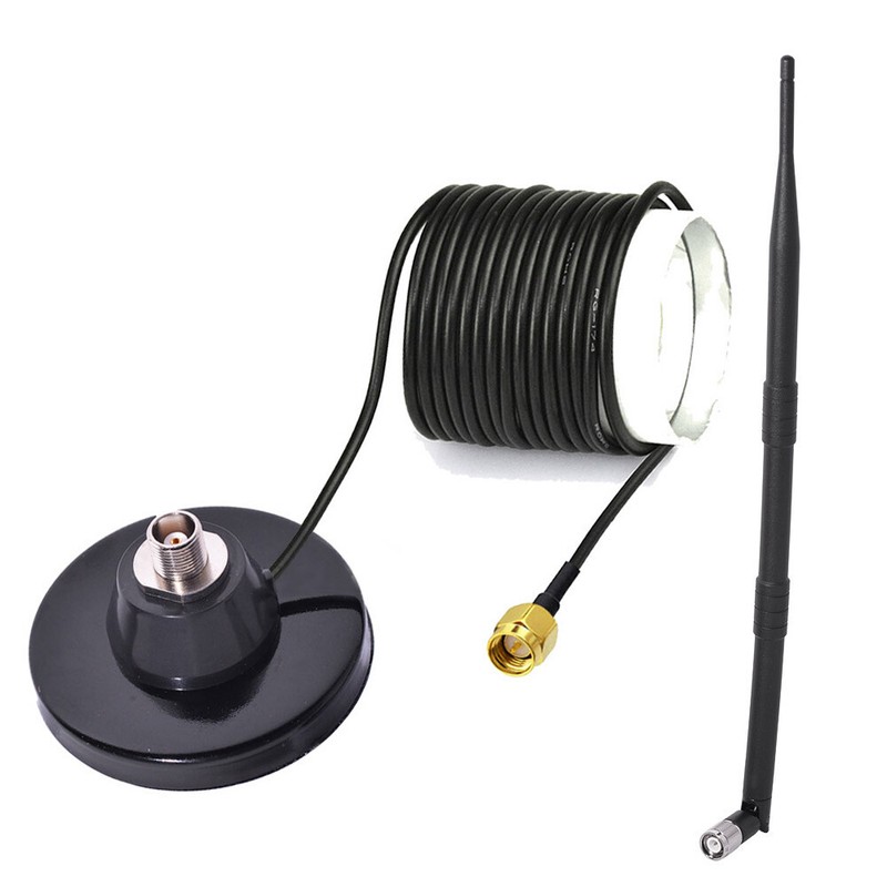 9db External Magnetic Antenna SMA Aerial 3m for MOFI 4500 Cellular 4G LTE Router gallery