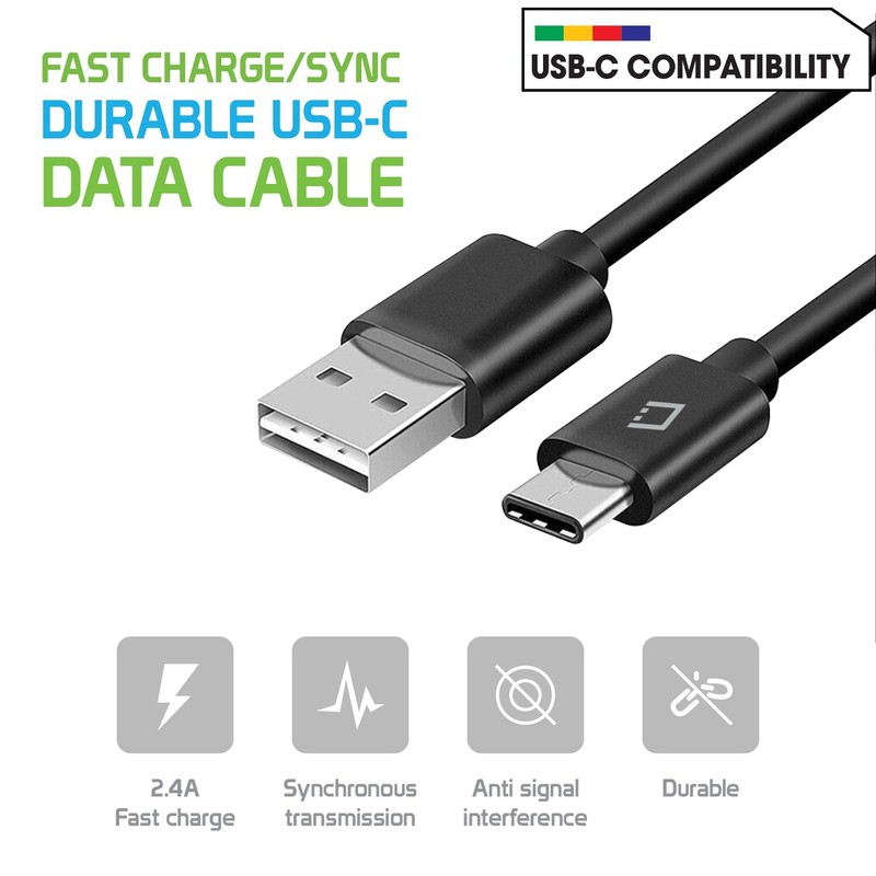 Data Sync & Charge Cable USB Type C iPhone 15 Note 10 9 Galaxy S20 Ultra 5G S10 gallery