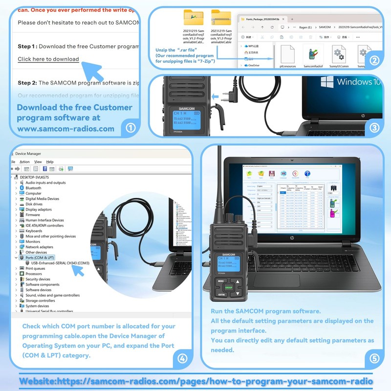 Radio Programming Cable USB Plug & Play No Driver Needed for Windows System F... gallery