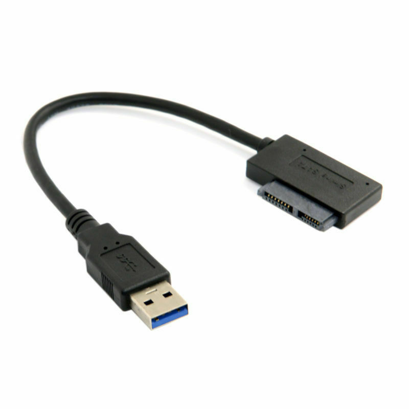 USB 3.0 to 7+6 13pin Slimline Sata Adapter Optical Drive Cable for CD DVD Rom gallery