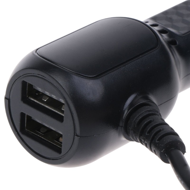 5V 3.5A Dual-USB Port DashCam Car Adapter Mini USB Power Cable gallery