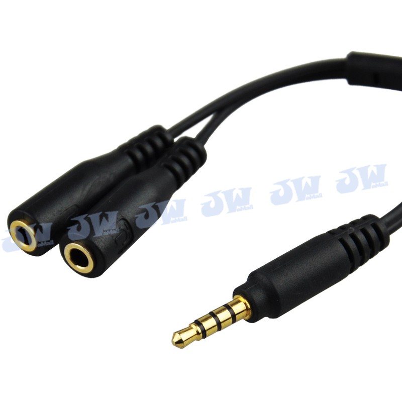 JJC Cable Adapter 3.5mm TRRS Jack Cellphone to Microphone & Headphone Convertor gallery
