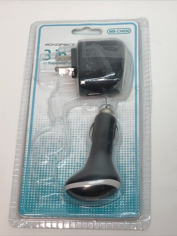 Monoprice 3 in 1 Charger for Blackberry Smartphone or Device MB-CH050 - New gallery