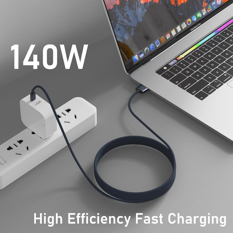 Durable 6.6ft USB-C to Magnetic 3 Cable - Fast Charging for MacBook Air/Pro gallery