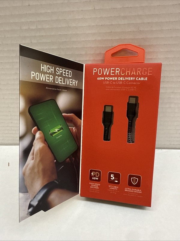 Helix 60W USB-C to USB-C Cable 5ft High Speed gallery