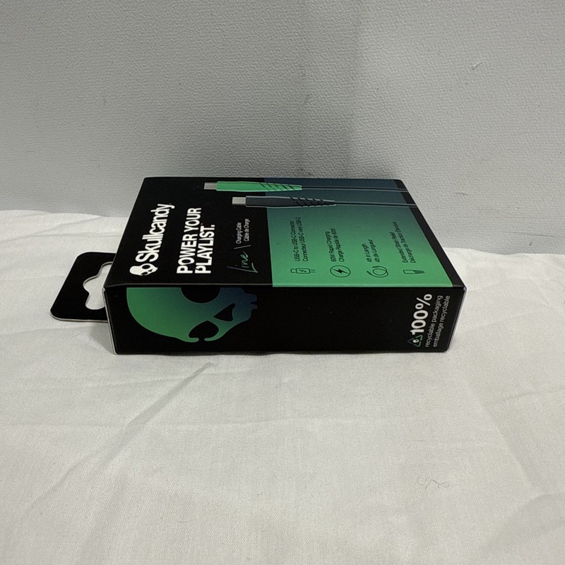 Skullcandy Line Charging Cable USB-C to ISB-C 4ft Long, 60W Rapid Charge ~ NEW gallery