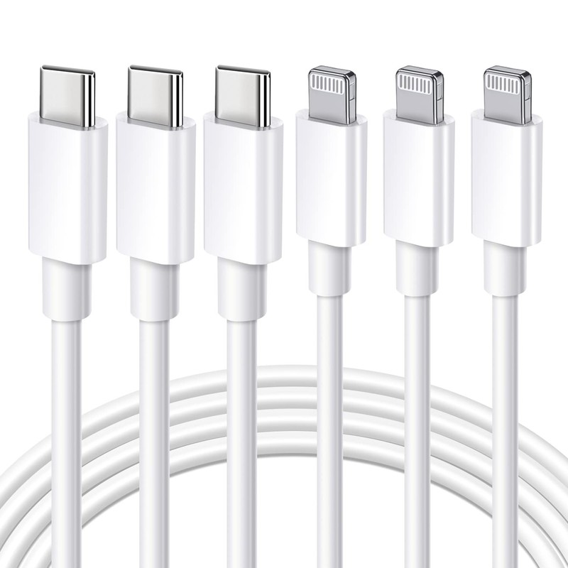 Ximytec MFi Certified USB C to Lightning Cable 3Pack 10FT iPhone Fast Charger…