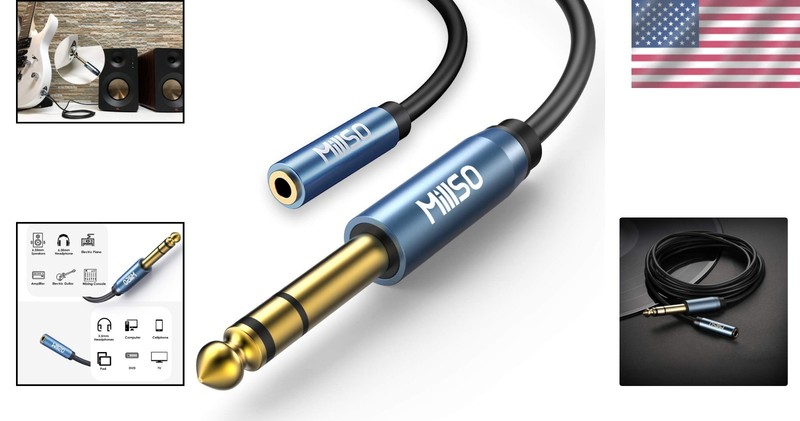 Versatile 10FT 1/4 to 3.5mm Headphone Adapter - Best for Home Theater & Music gallery