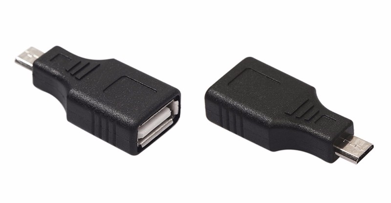 USB F OTG Adapter to Micro USB M Tablet Android Smartphone Connector Cable