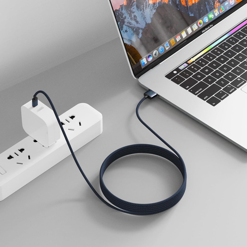 USB-C to Magnetic 3 Cable Compatible with Magsafe Charging Cable for M4 14” 16” gallery