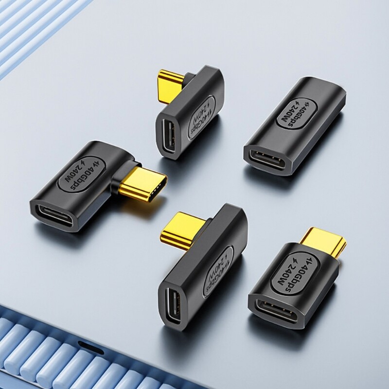 Type C Extender Male to Female Adapter 240W Power Delivery 40Gbps Data Transfer gallery