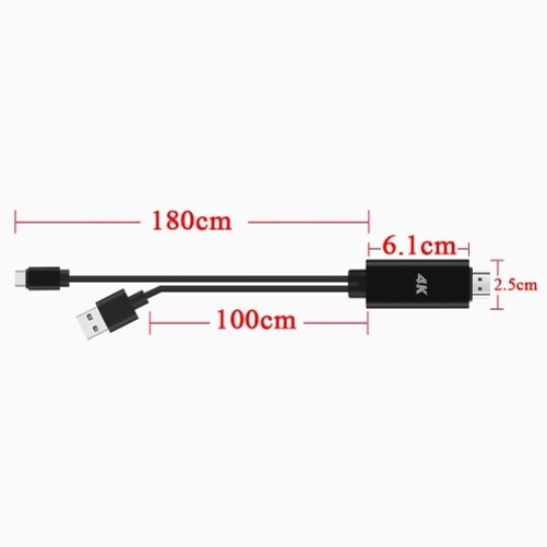 For Samsung Galaxy S21/S22/S23/Ultra AV Cable USB-C to 4K HDMI Adapter TV Video gallery
