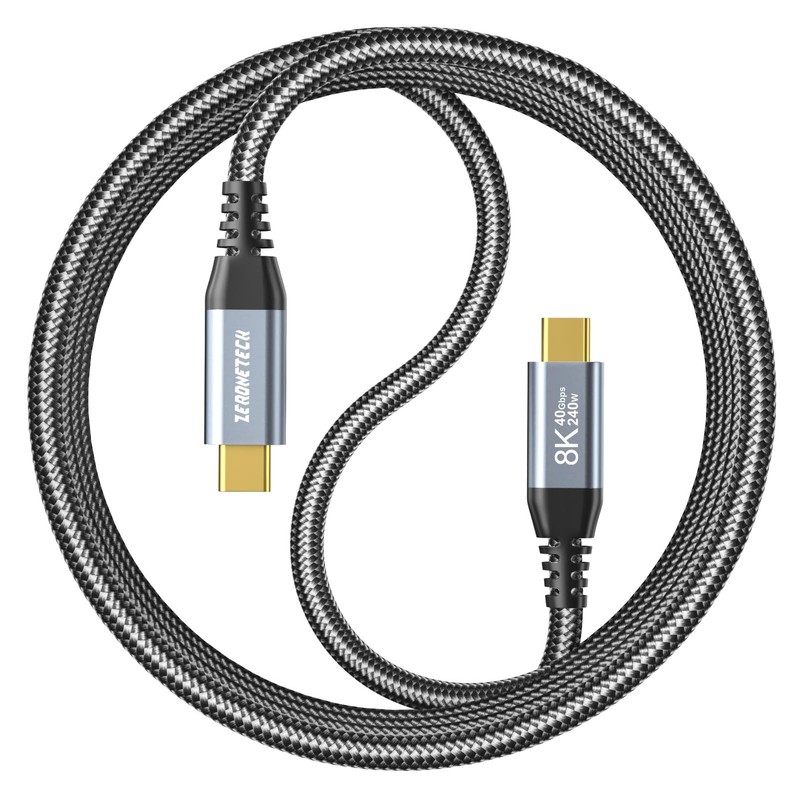 40Gbps USB for Thunderbolt 4 Cable 3.3FT (Gold-Plated), USB Monitor Cable [8K…