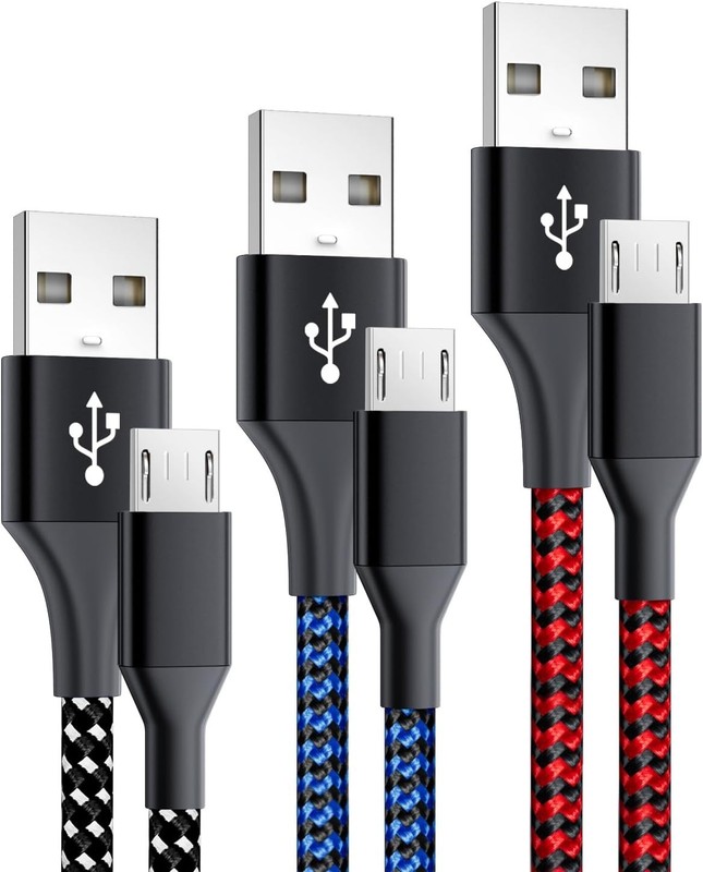 Colorful 6FT Braided Micro USB Charging Cables - Quick Charge, Durable Design gallery