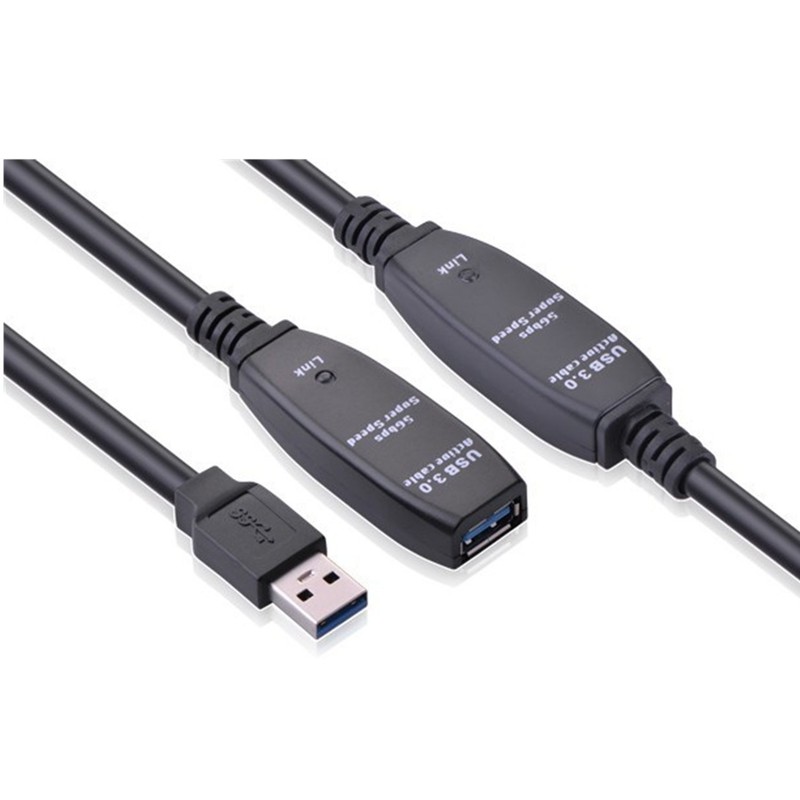 TECHTOO USB Extension Cable, 32 Feet 10 Meter USB 3.0 Active Cable Repeater w…
