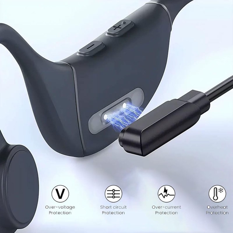 2-Pack for Raycon Bone Conduction Headphones Charger Magnetic USB Charging Cable gallery