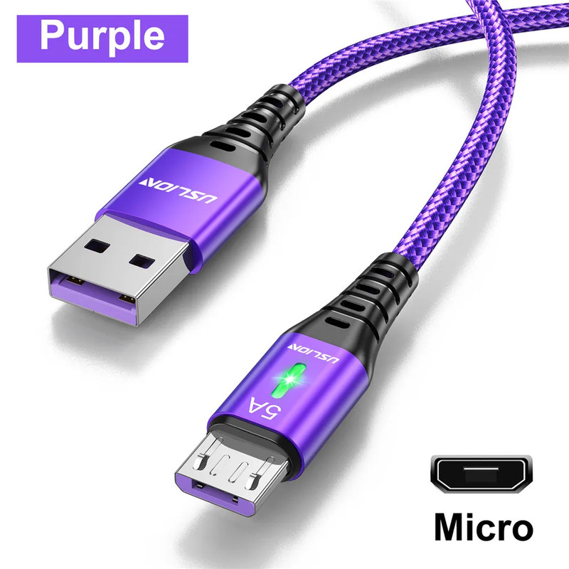 5A Micro USB Cable Fast Charging Mobile Phone Micro USB Wire Cord for Xiaomi And gallery