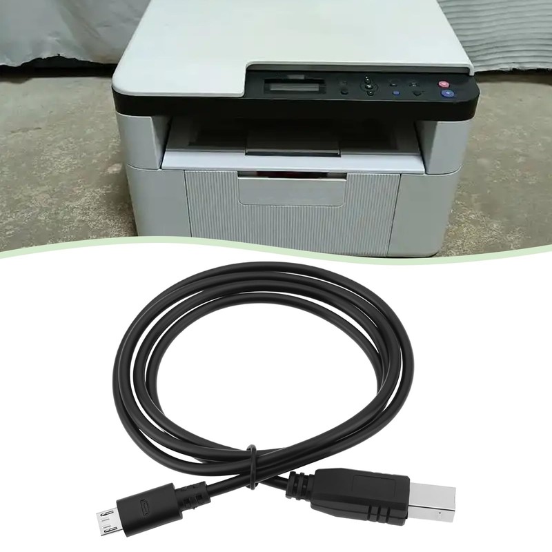 Briny River 2Pcs Micro USB 5pin Male to USB Type B Printer Cable with OTG Fea... gallery