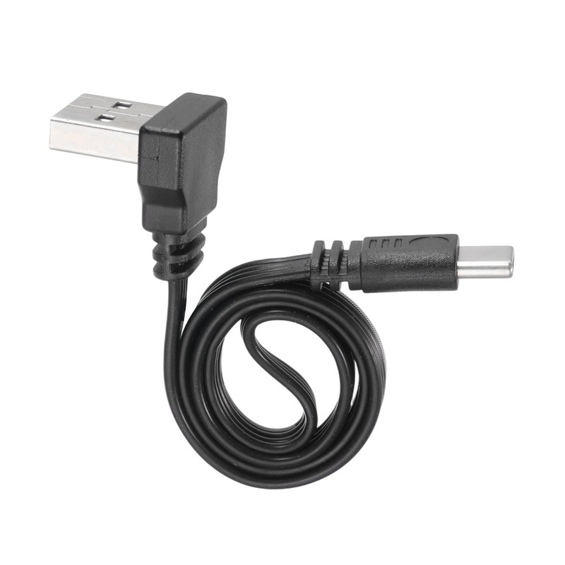 90 Degree USB A to USB C Cable, 11.8″ USB A UP Angle to Type C Cable
