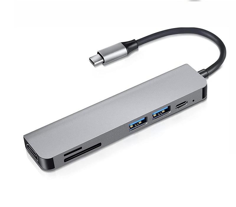 7-in-1 USB-C to 4K HDMI Adapter PD Port HDTV Adapter Charger for Cell Phones