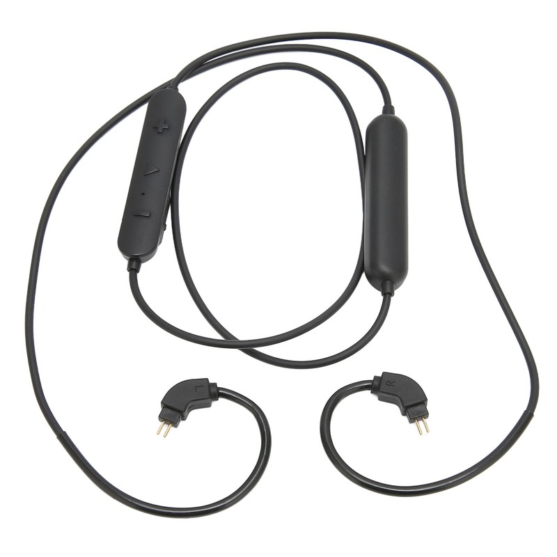 Wireless Earphone BT Adapter Cable Low Latency Upgrade For Music Lovers Black gallery