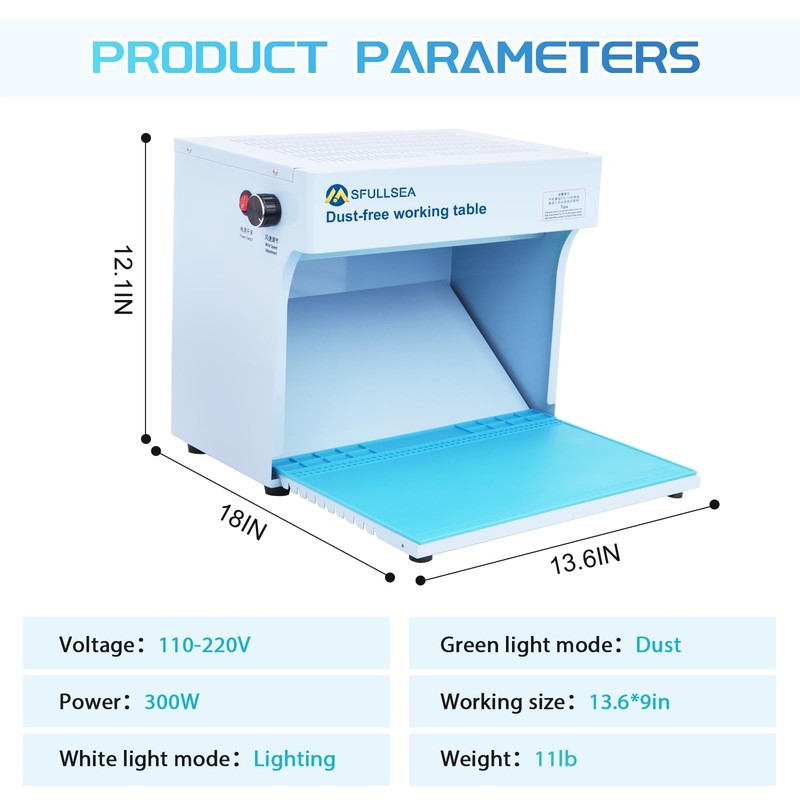 Laminar Flow Hood HEPA Filter Flow Hood Mycology HEPA Air filtration Fan Unit... gallery