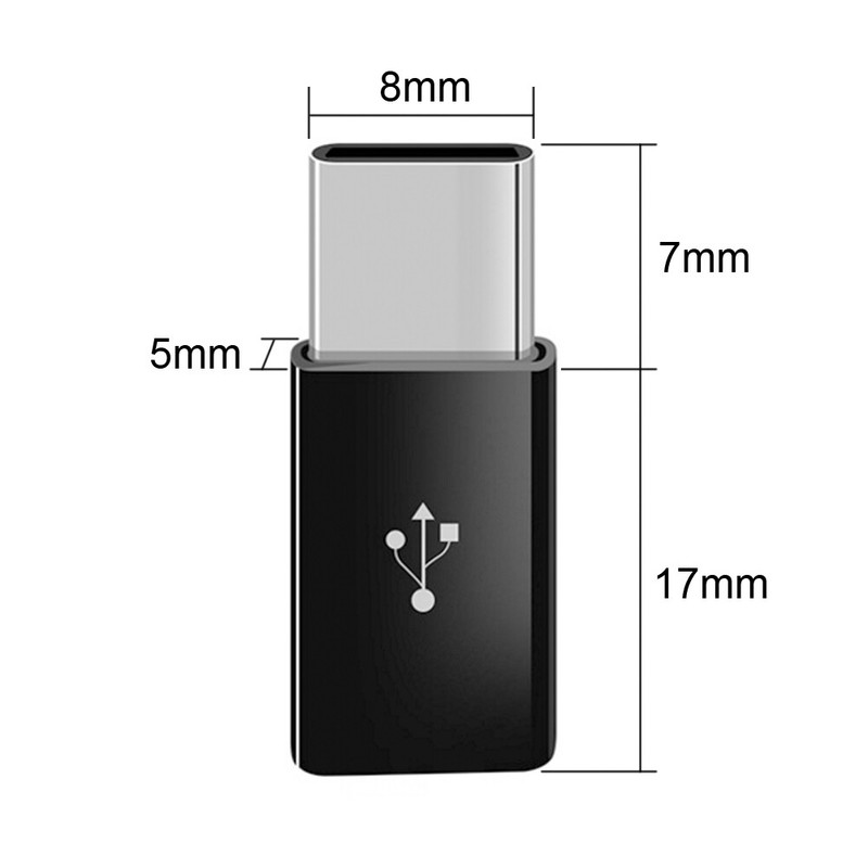 20 Pack Size V8 To Type-c Adapter Plug Adaptor Cell Phone Accessorie Adapter