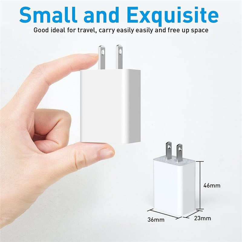 For iPhone 14 13 12 11 Pro Max XR Charger Cable 5V 2A Charging Adapter Cube Lot gallery