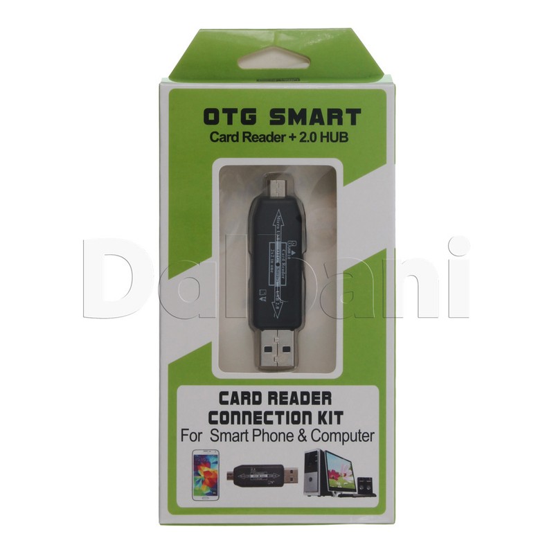 D-332 Dual Use Micro USB OTG Port TF SD Card Reader Combo for Universal Devices gallery