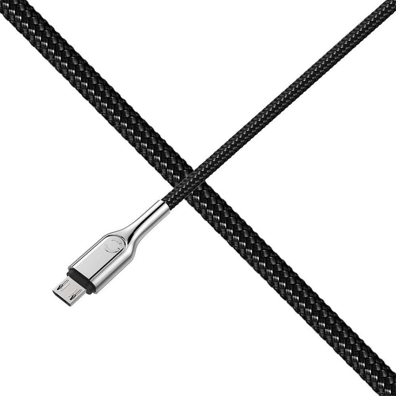 Cygnett 3-Metre Armoured Micro to USB-A Cable in Black gallery