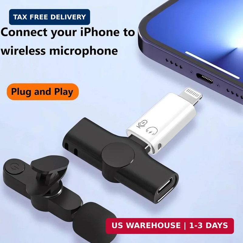 [Apple MFi Certified] 2 Pack Lightning Male to USB C Female Headphones Adapter,L gallery