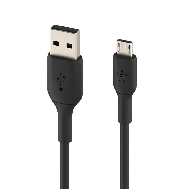 Belkin Micro-USB/USB Data Transfer Cable (CAB005BT1MBK) 3' ft BLACK NEW SEALED gallery