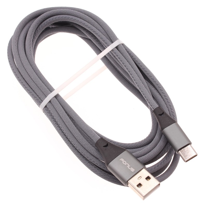 10ft USB-C Cable Extra Long Fast Charger Power Cord Type-C Sync for Cell Phones
