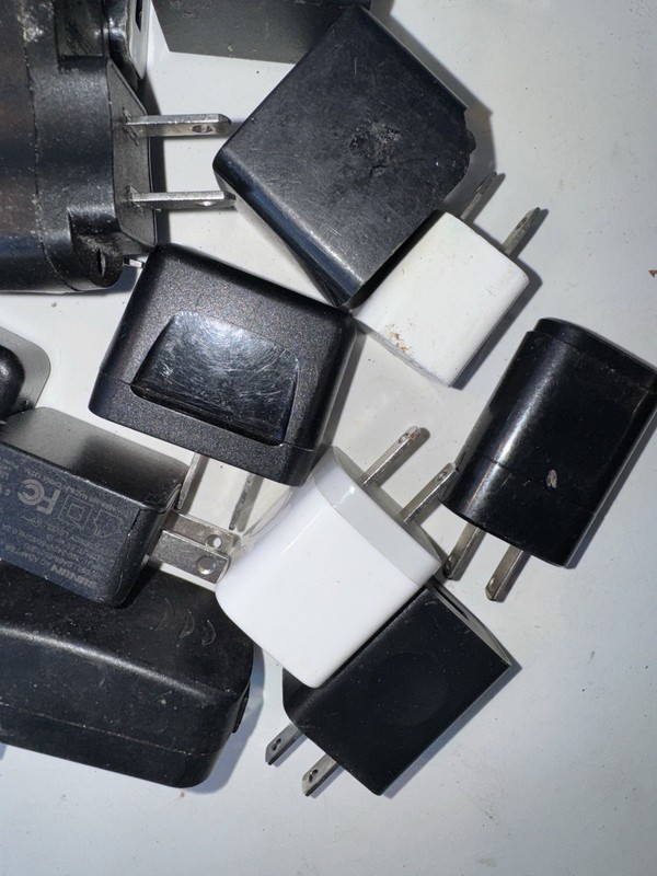 Lot of 55 USB Wall & Car Chargers – Mixed Brands – Untested – AS-IS gallery