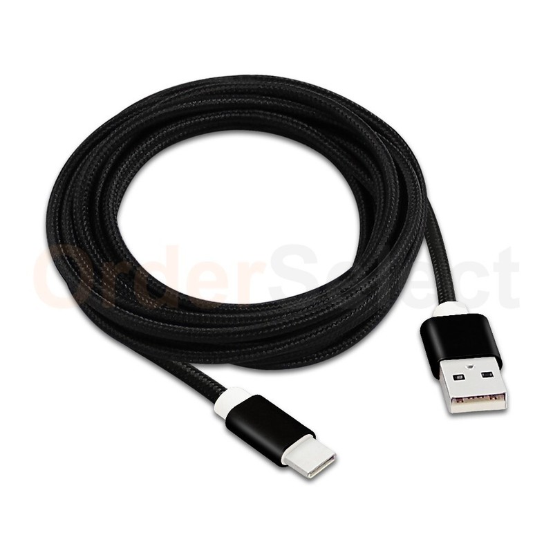 2X 10FT USB Type-C Braided Charger Cable Cord for Samsung Galaxy S22/S22+/S22 FE gallery
