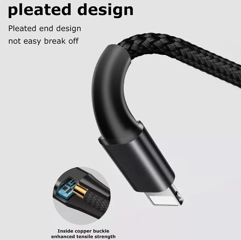 4 in 1 Multi USB Charging Cable Fast Charger Cord For iPhone/Type C/Micro USB gallery