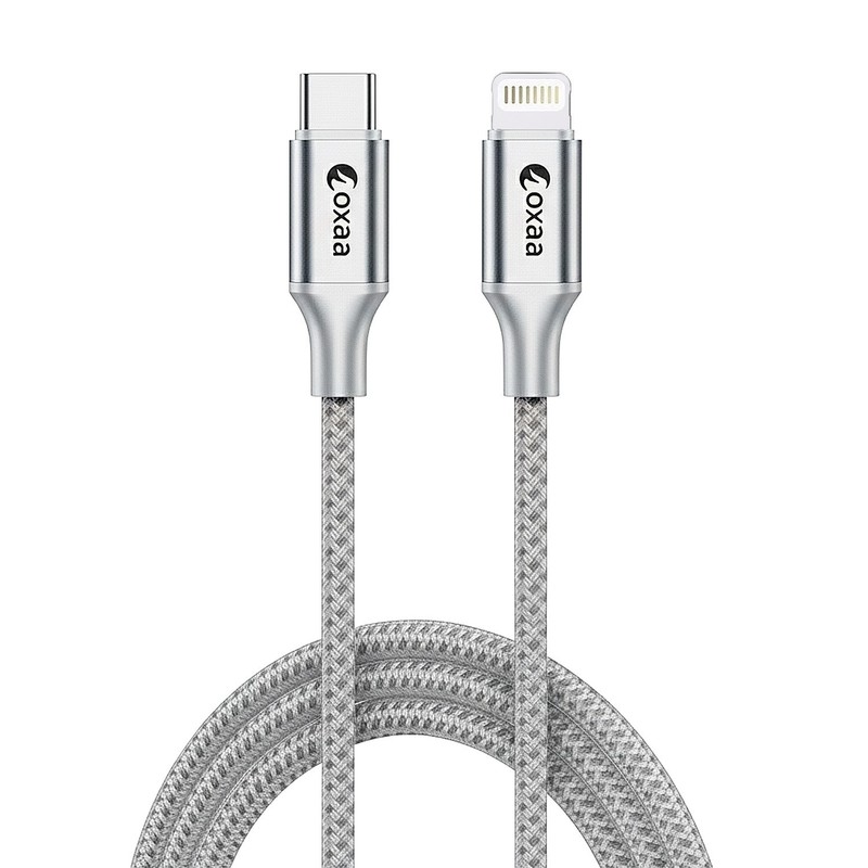 OXAA 2M USB C to Iightning Charging Cable - 2 Pack OXCB1341 Silver | New gallery