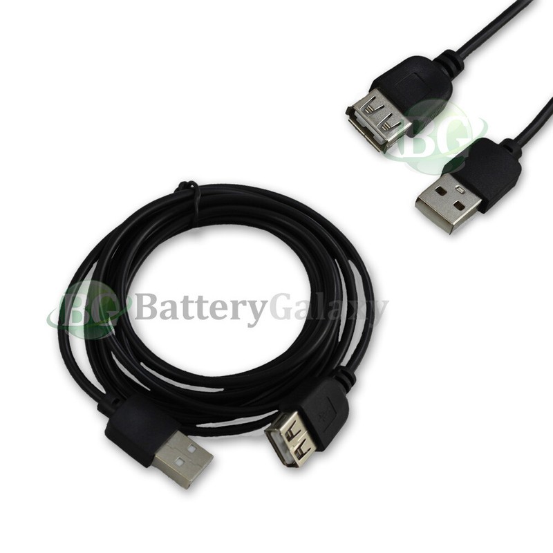 4X 10FT MINI USB 2.0 A Male to A Female Extension Cord M/F Extender Cable gallery
