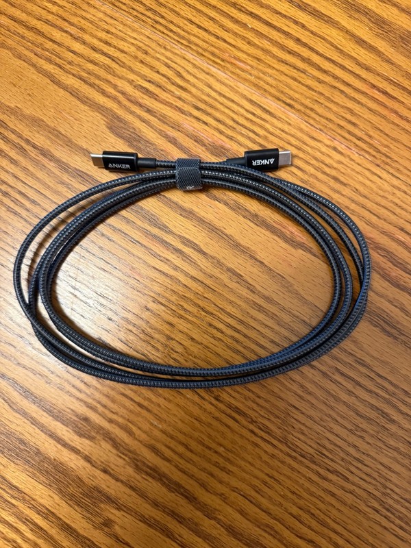 Anker USB-C to USB-C Cable – 6ft Braided Fast Charging Cord for Phones & Laptops