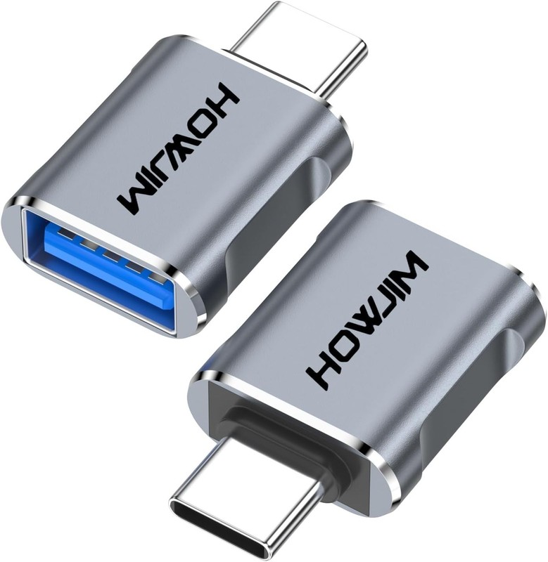 USB C to USB Adapter 2 Pack,10Gbps Data Transfer Fast Charging,USB C Male to …