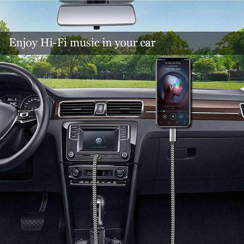 USB-C to 3.5Mm Audio Cable Car Stereo Auxiliary Input Adapter Speaker Jack Cable gallery