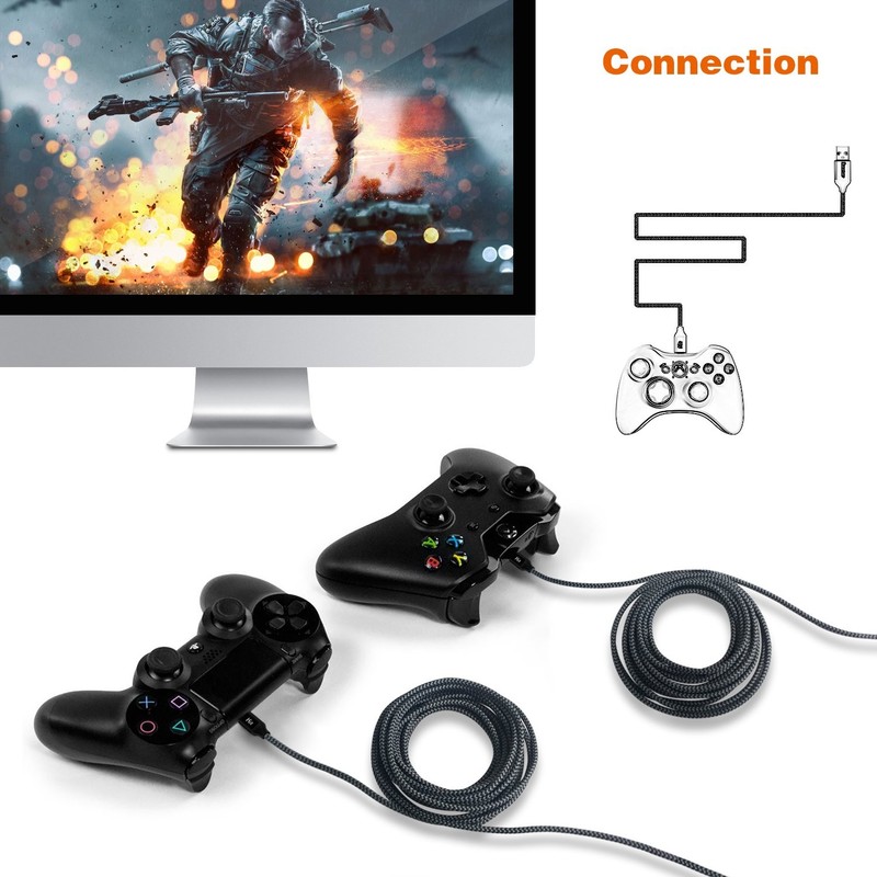 Micro USB Cable 15FT, Extra Long Durable Braided A to Micro-B Charging Data C... gallery
